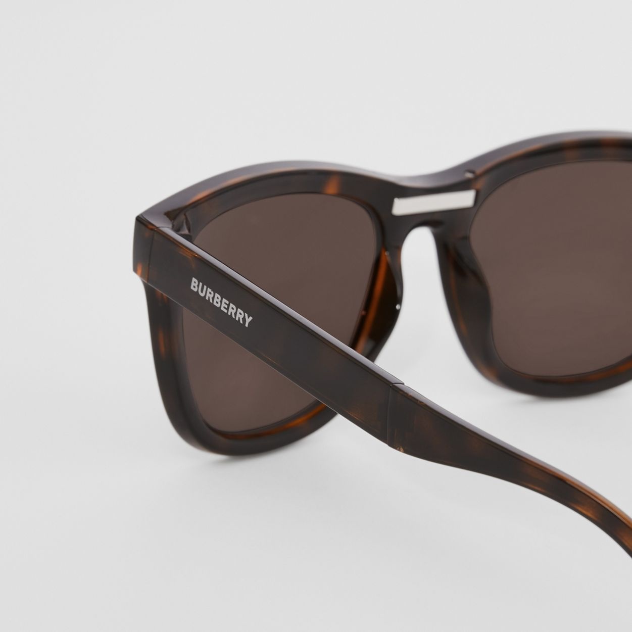 Logo Detail Square Frame Foldable Sunglasses - 2