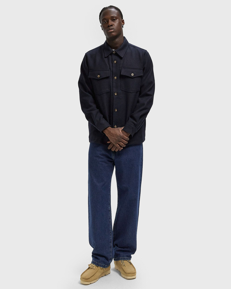 Portuguese Flannel WOOL FIELD OVERSHIRT outlook