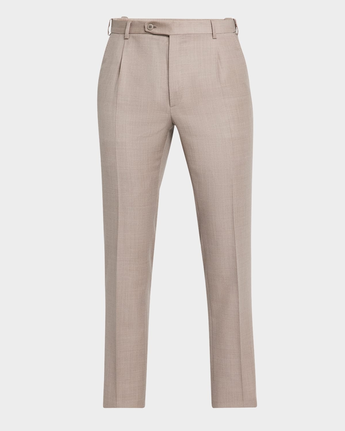 Men's Wool Twill Trousers - 1