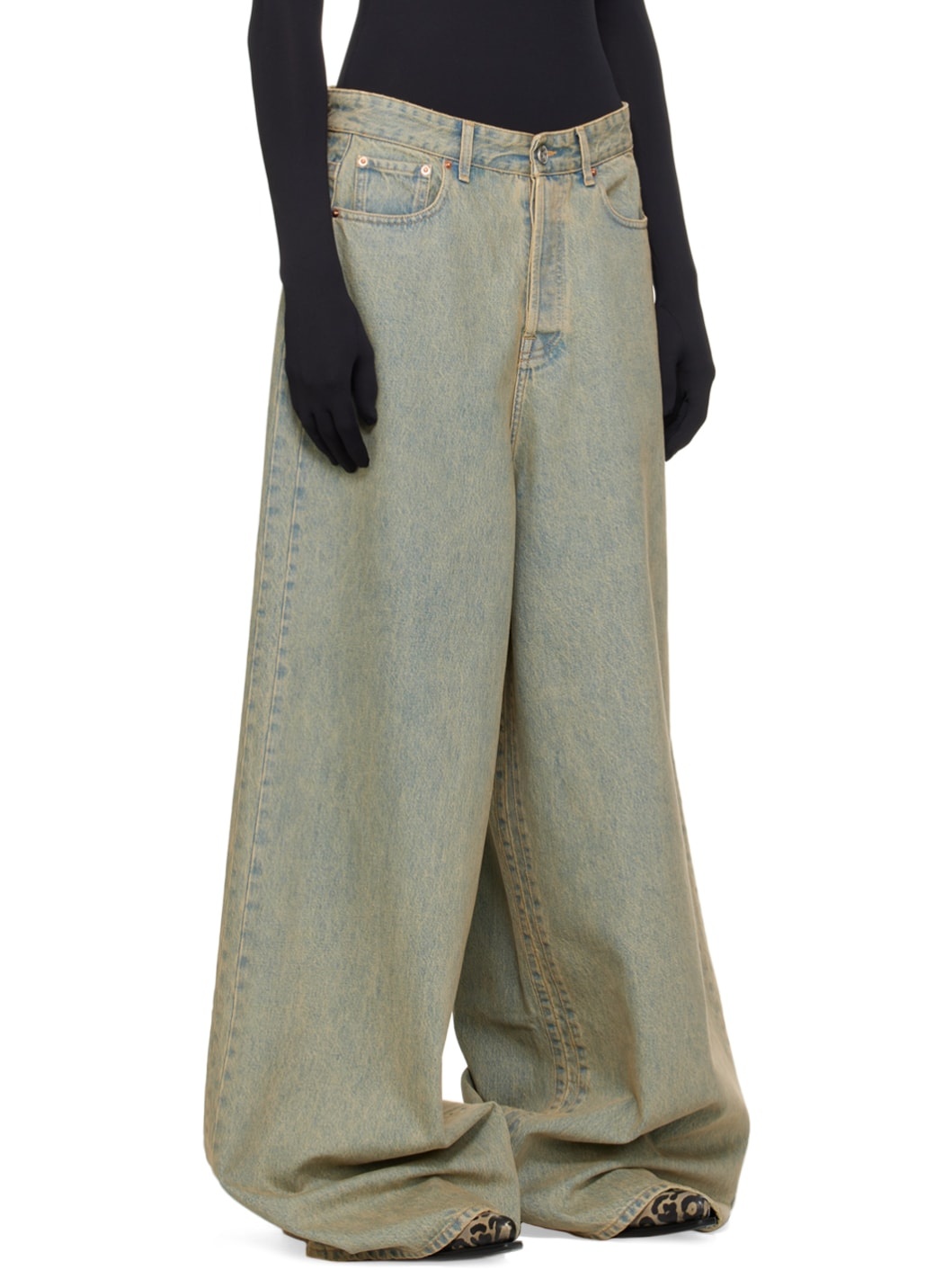 Blue Big Shape Jeans - 2