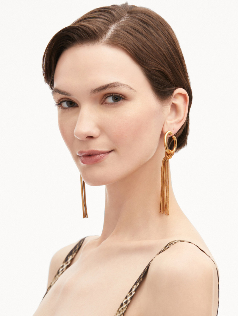 Oscar de la Renta O KNOT EARRINGS outlook