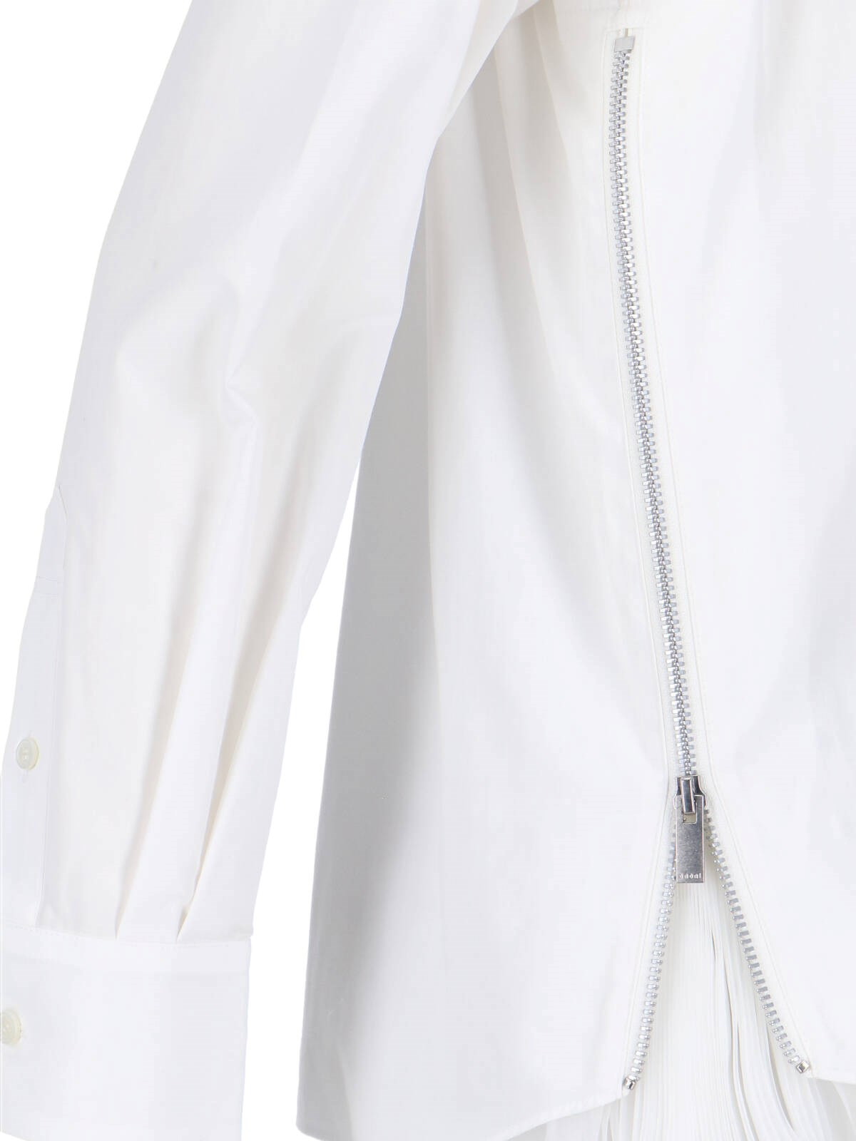 COTTON AND CHIFFON SHIRT - 5