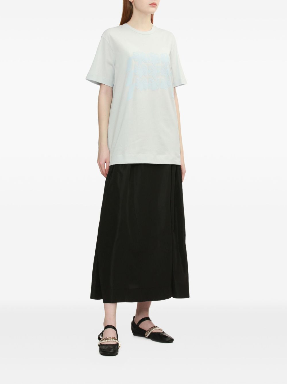 floral-print T-shirt - 2