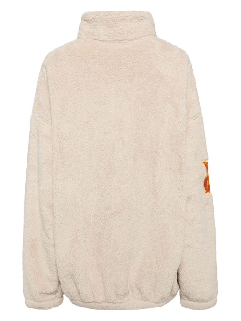 We11done Boucle Logo Fleece jacket outlook