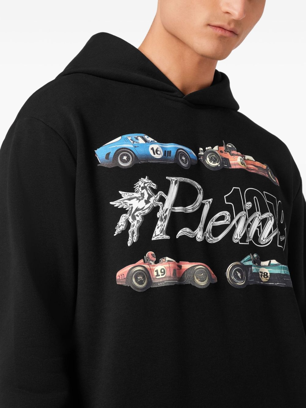 car-graphic hoodie - 5