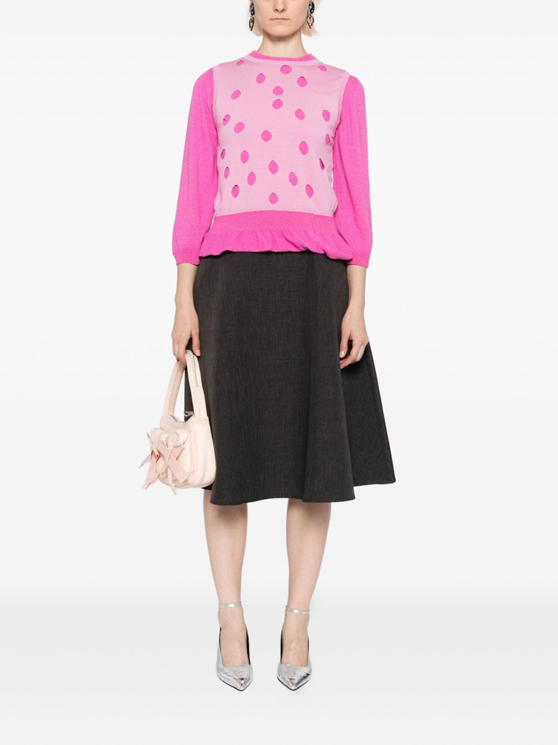 Moschino layered jumper outlook