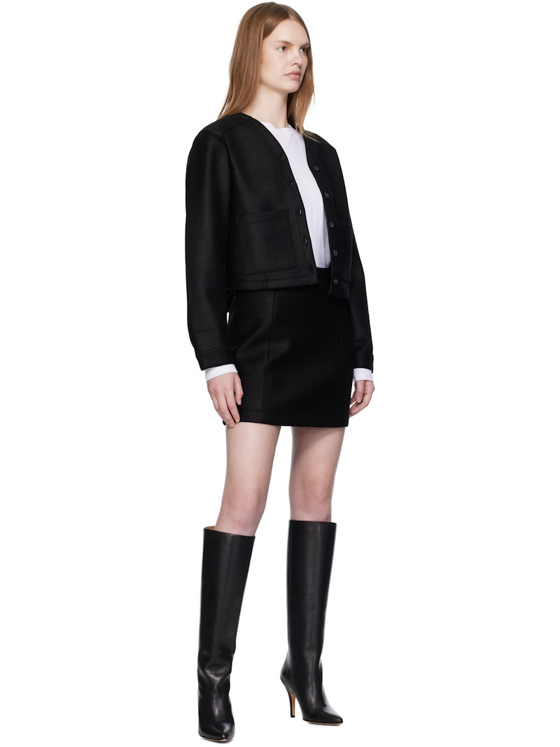 A.P.C. Black Julie Miniskirt outlook