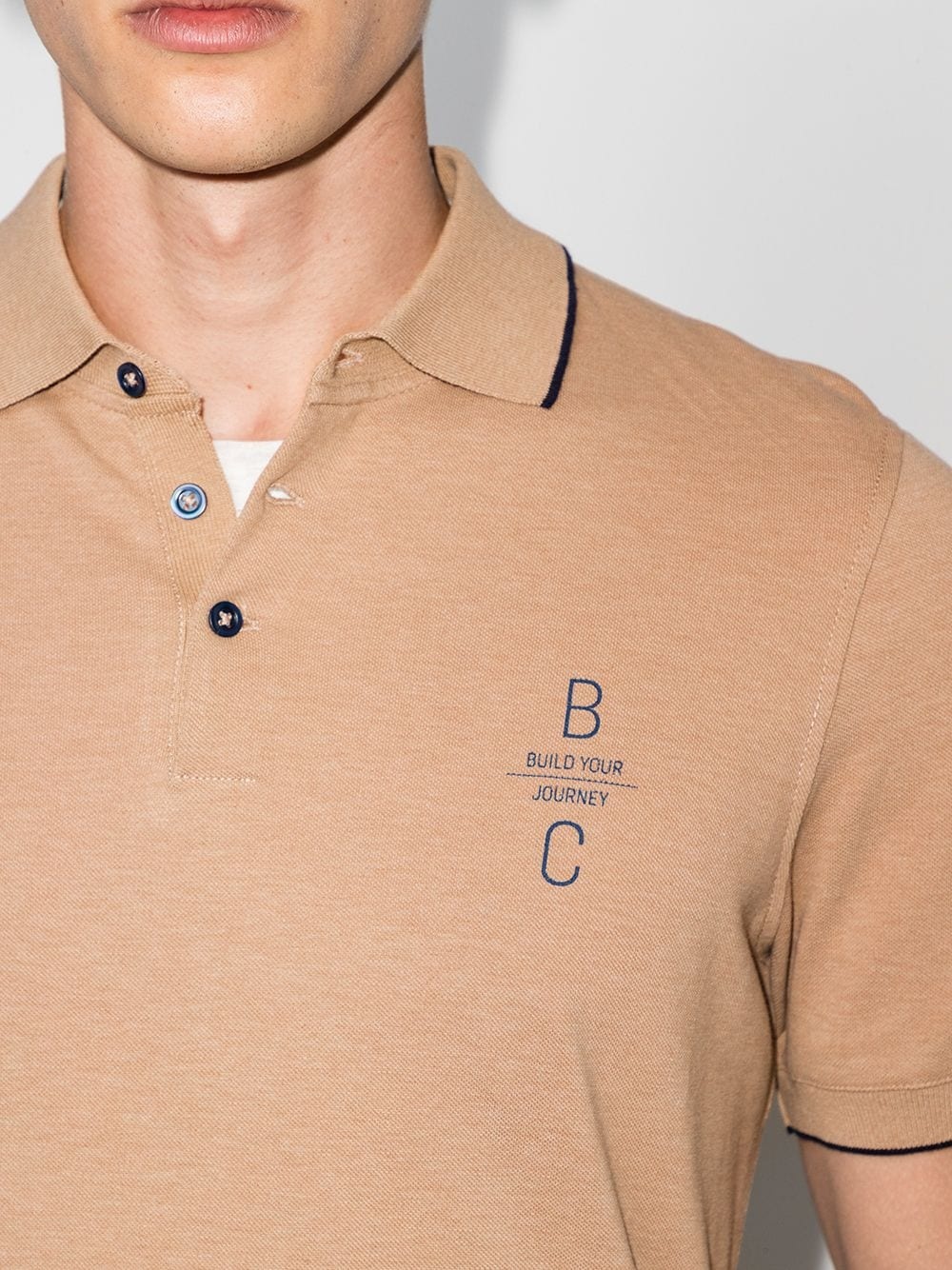 logo-embroidered short-sleeve polo shirt - 4