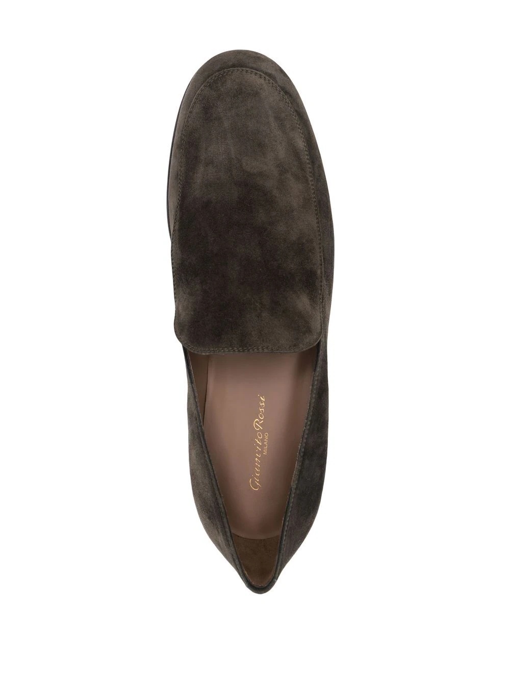 suede-leather loafers - 4