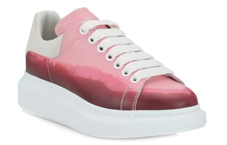 (WMNS) Alexander McQueen Oversized Sneakers 'Pink Dip-Dyed' 653938WIA469392 - 2