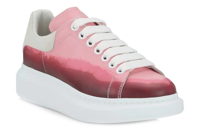 Alexander McQueen (WMNS) Alexander McQueen Oversized Sneakers 'Pink Dip-Dyed' 653938WIA469392 outlook