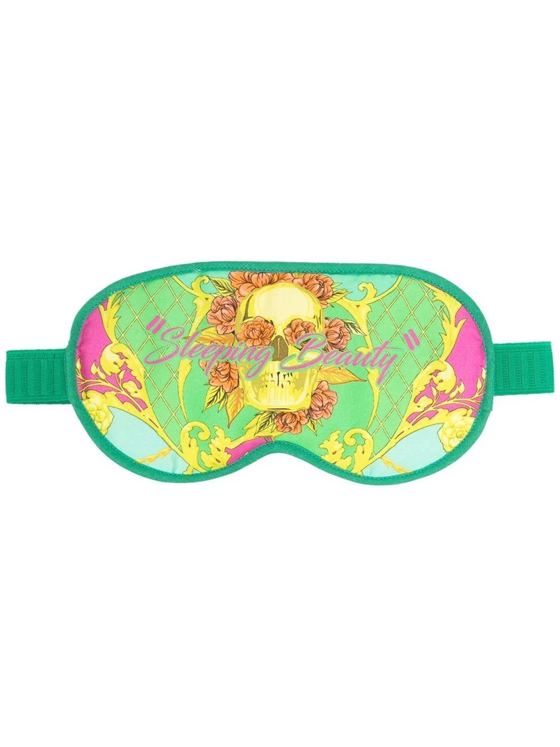 skull-print sleep mask 1