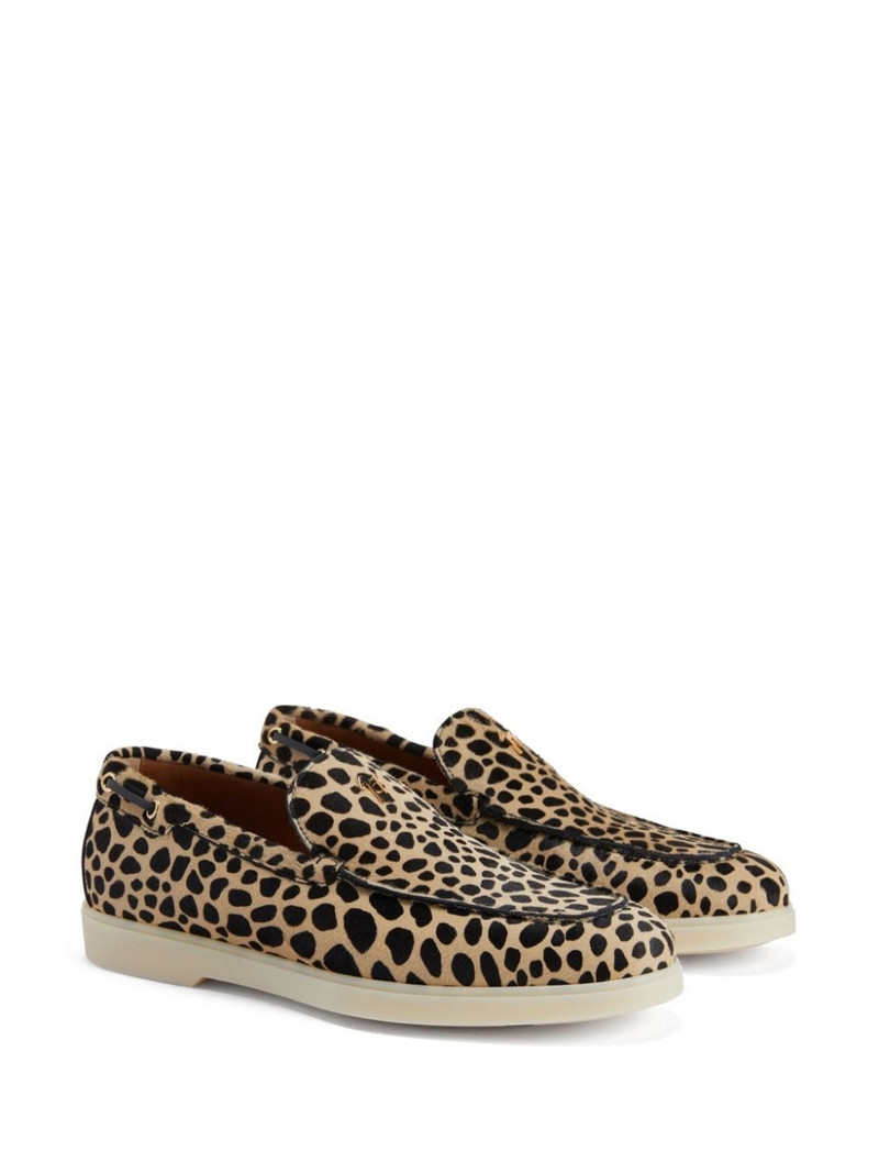 Giuseppe Zanotti The Maui leopard-print loafers outlook