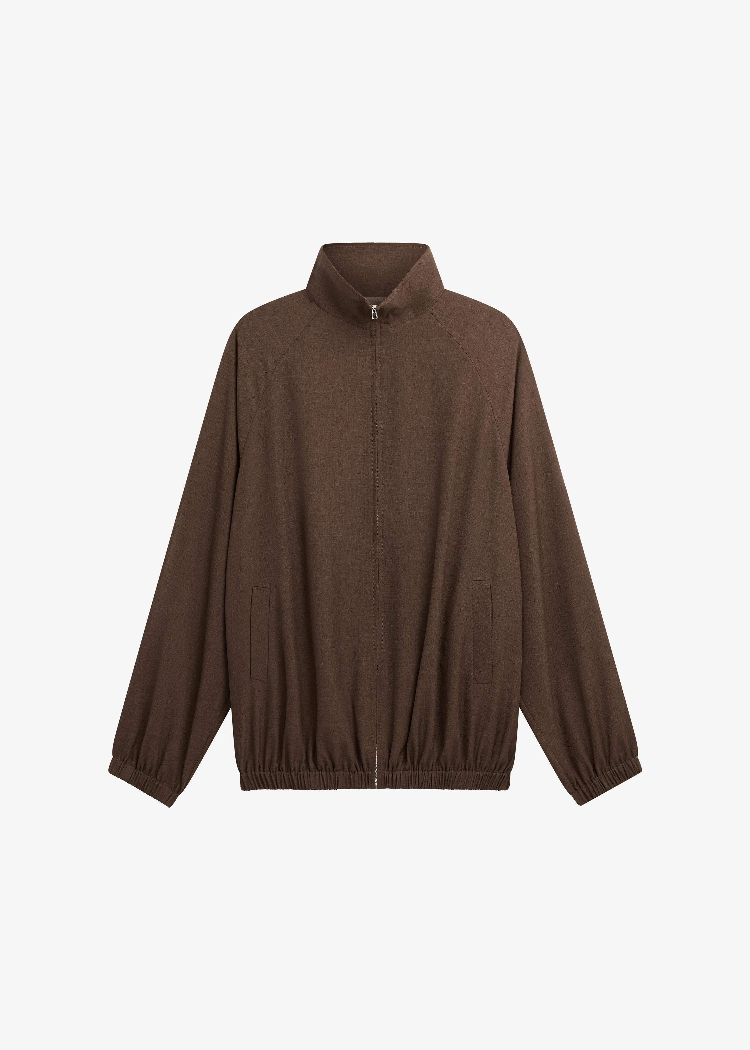 Baxter Track Jacket - Dark Brown - 1