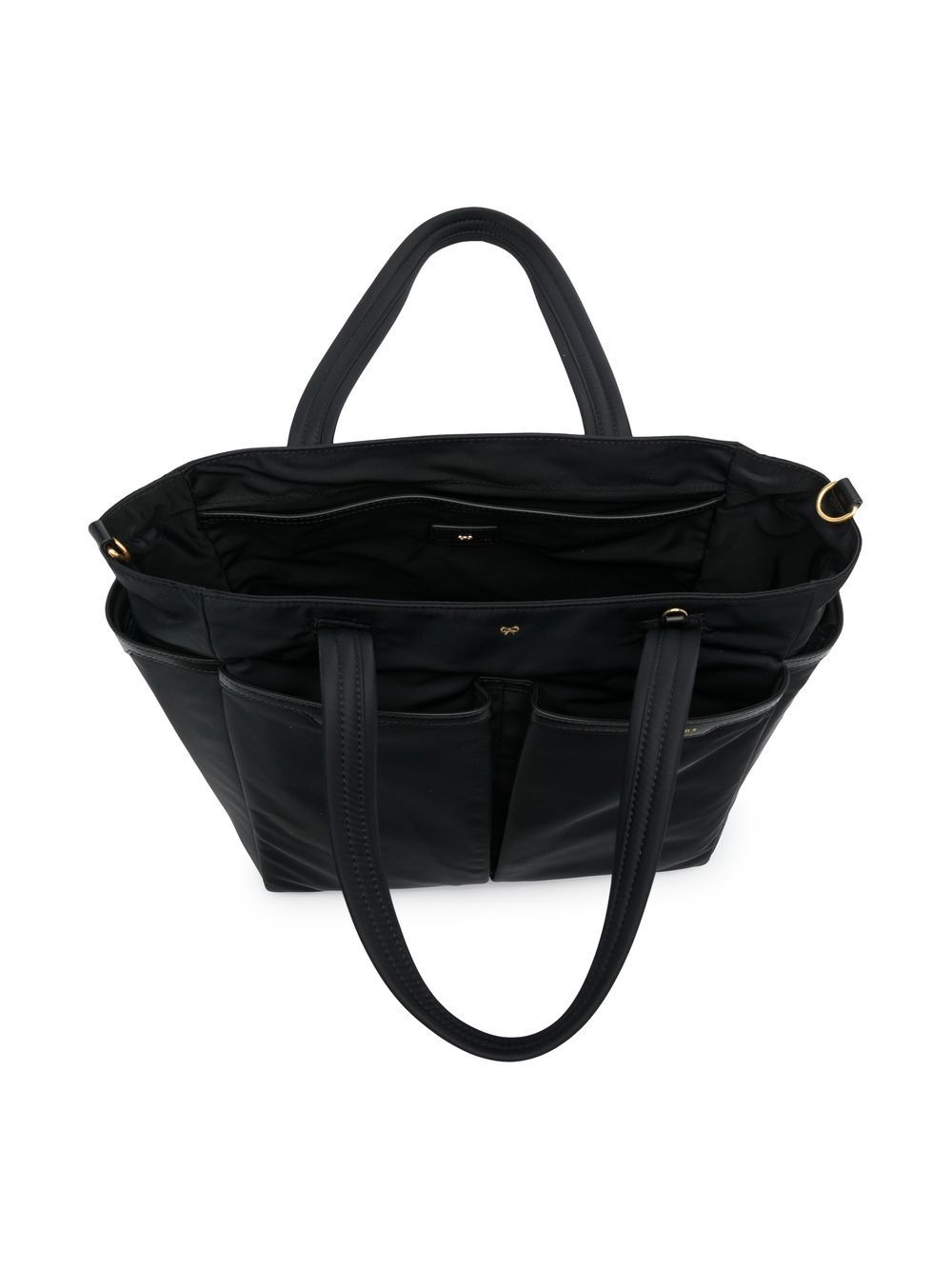 logo-detail oversized tote bag - 5