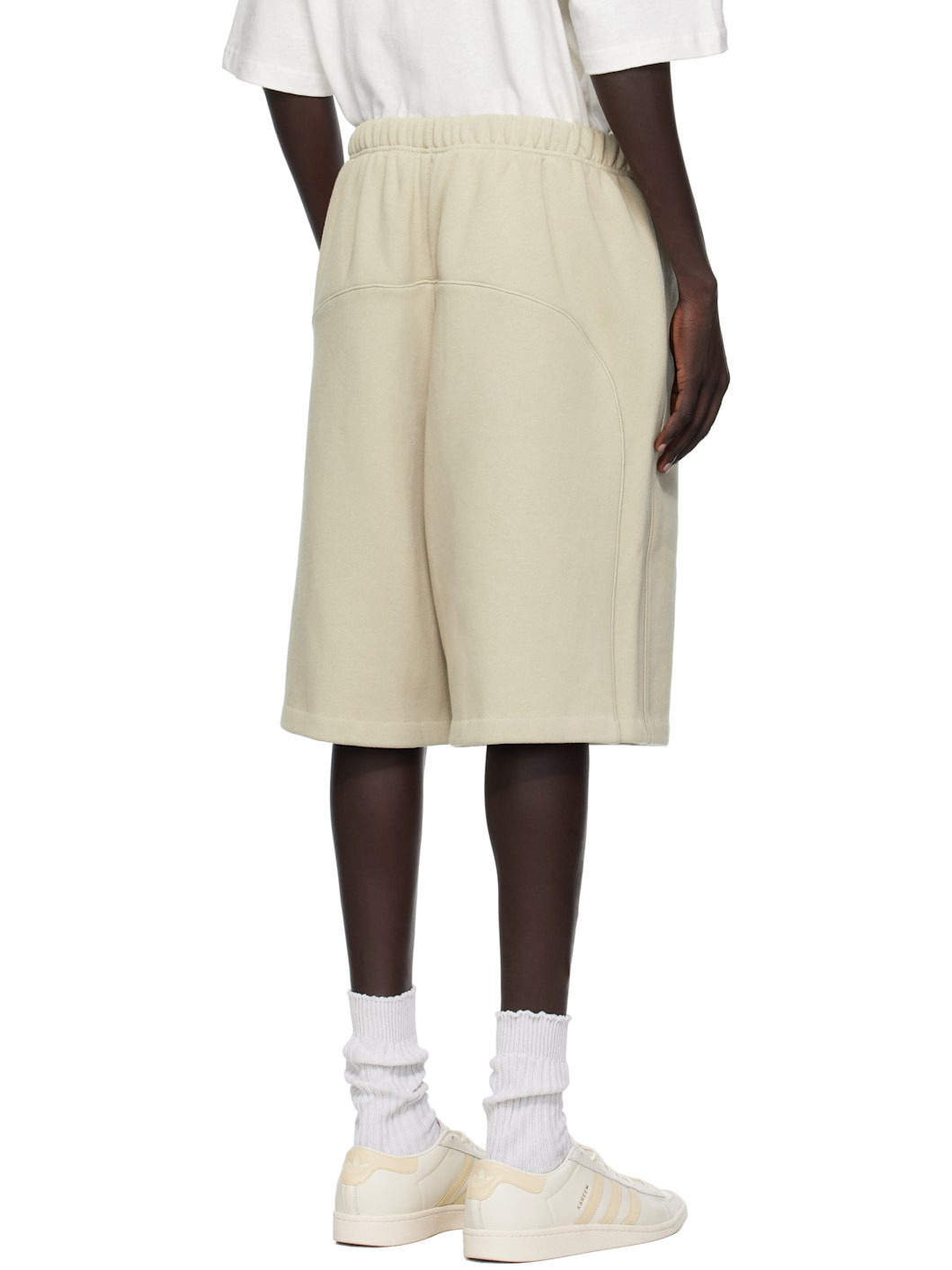 Taupe Basketball Jersey Shorts - 3
