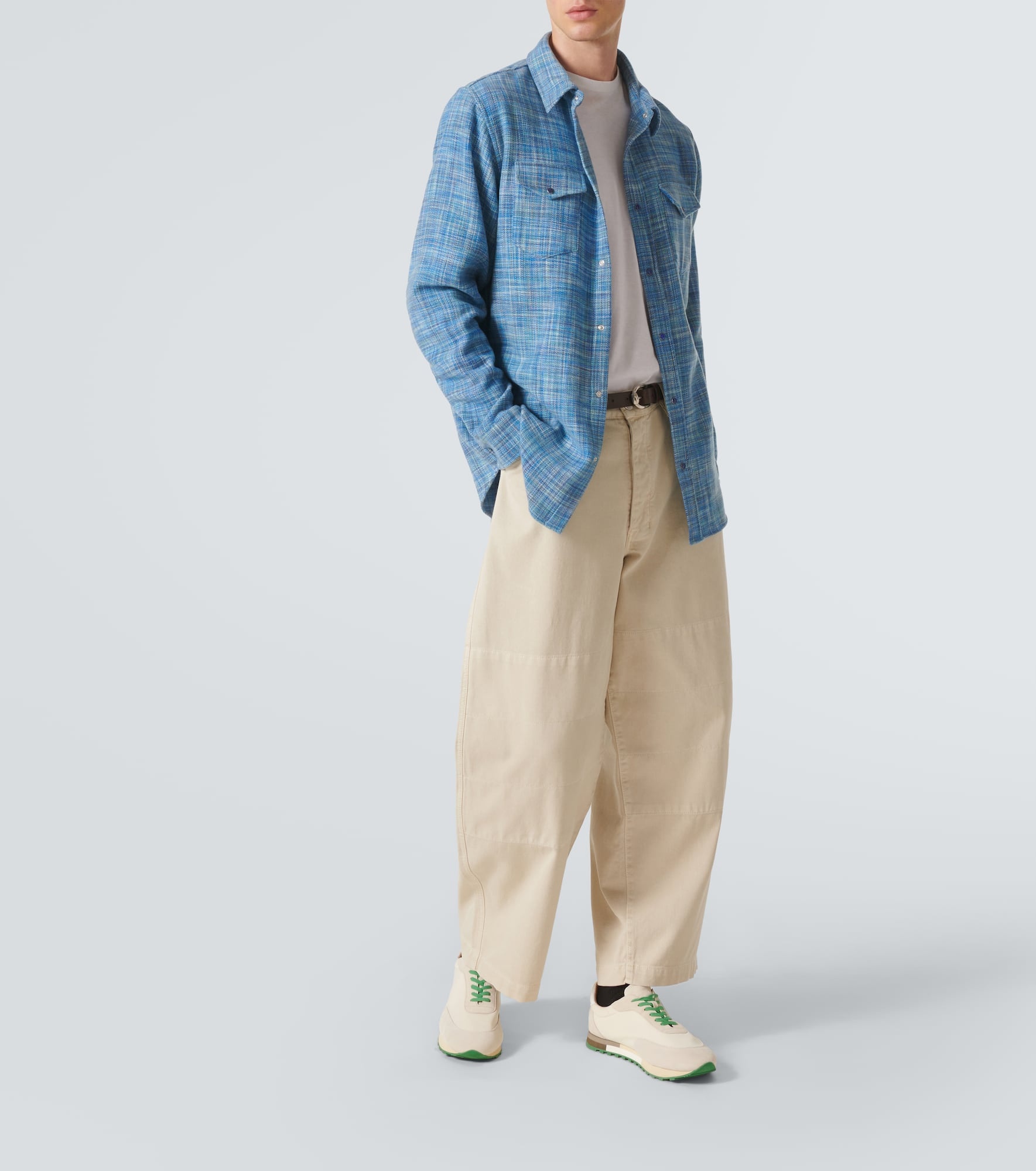Space-Dyed cashmere shirt - 2