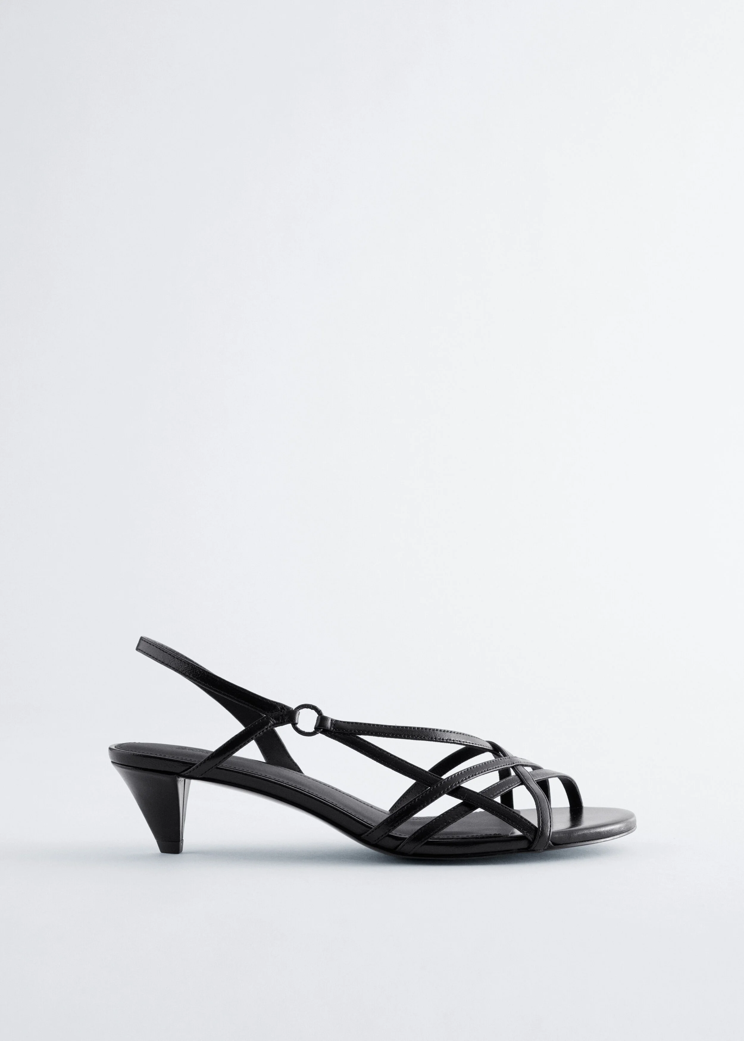 Strappy Leather Sandals - 1