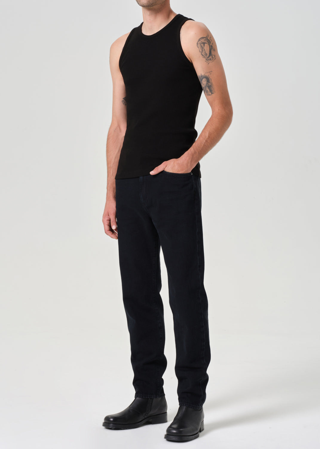 VIGGO TANK IN BLACK - 5