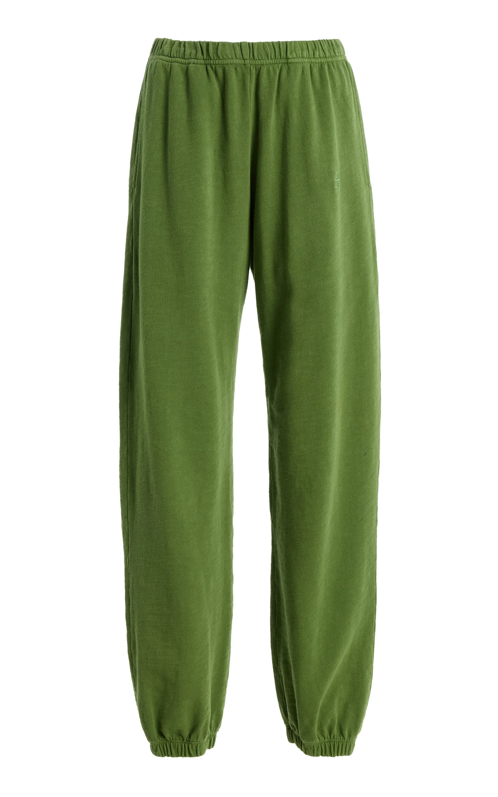 Cotton Boyfriend Pocket Sweatpants green - 1