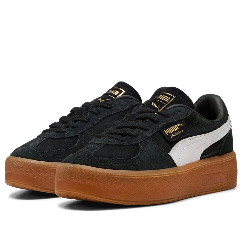 (WMNS) PUMA Palermo Elevata 'PUMA Black Gum' 399348-01 - 2