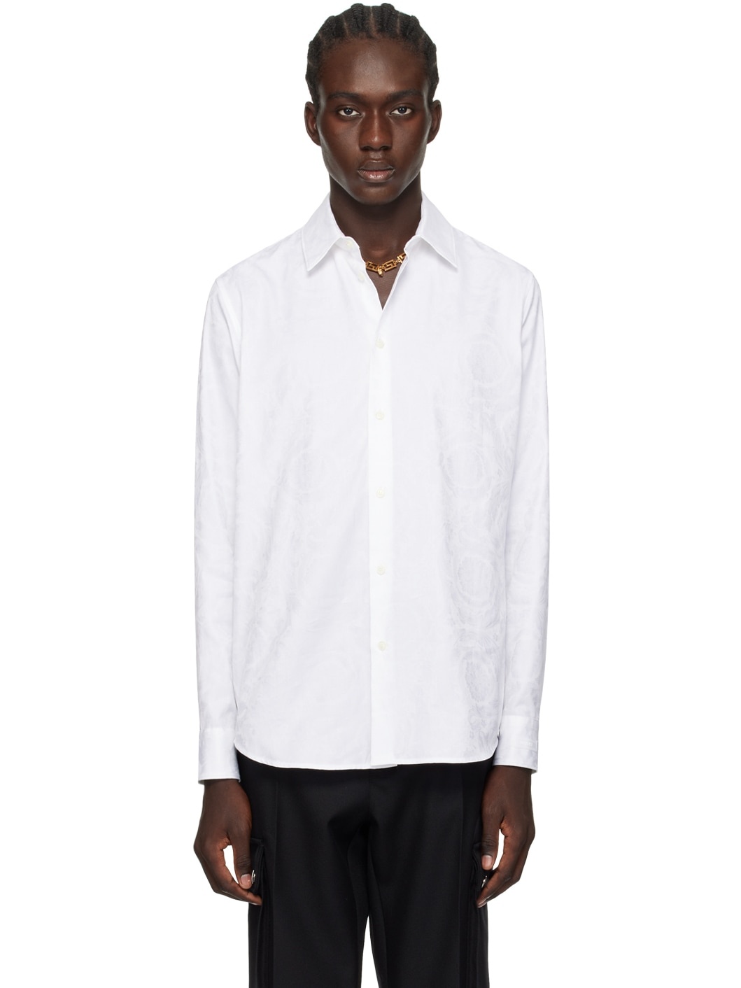 White Barocco Shirt - 1