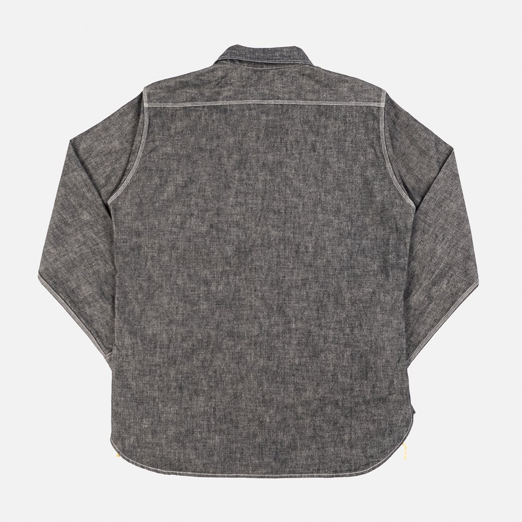 10oz Selvedge Chambray Work Shirt - Black - 5