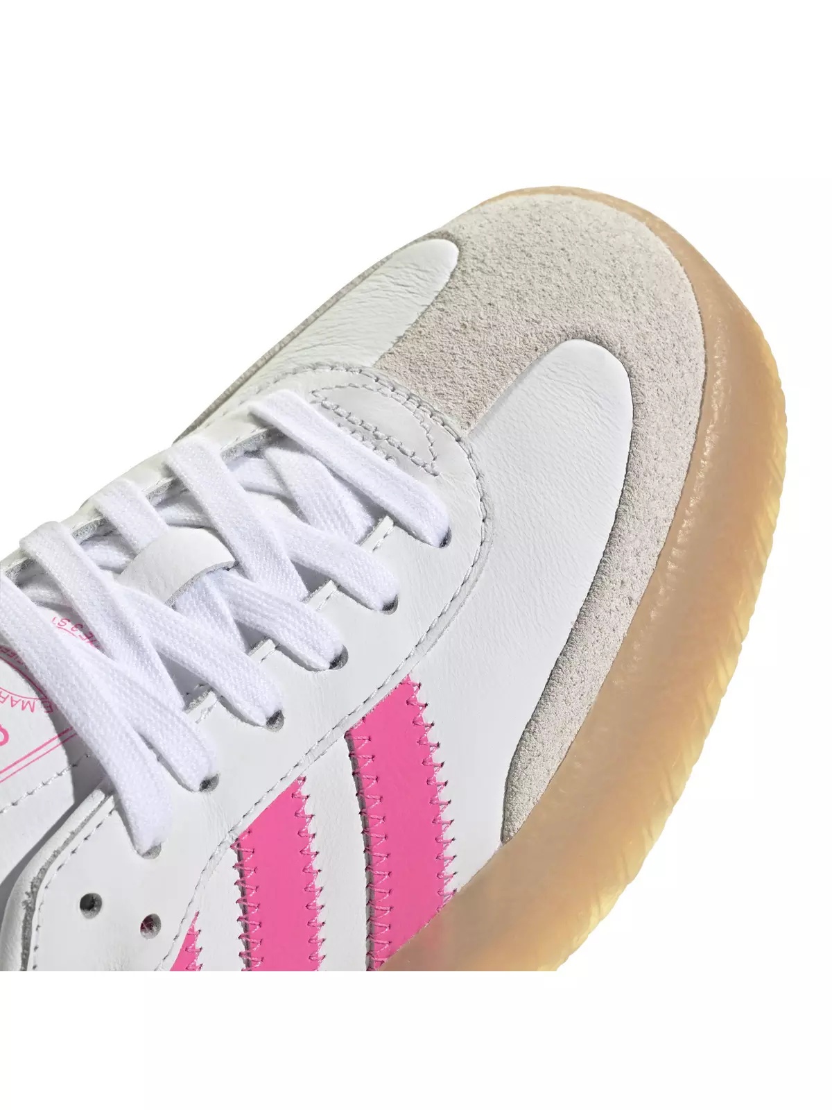 Originals Sambae "Ftwr White/Off White/Lucid Pink" Women's Shoe - 7