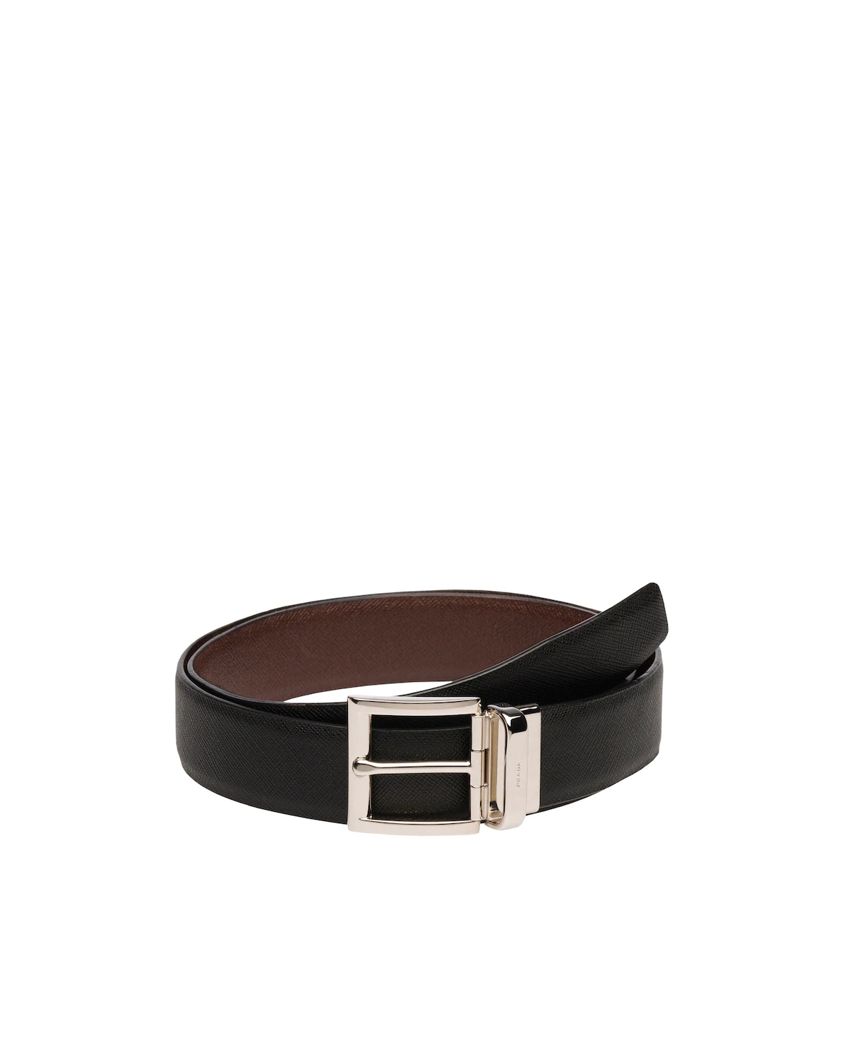 Saffiano Leather Reversible Belt - 1