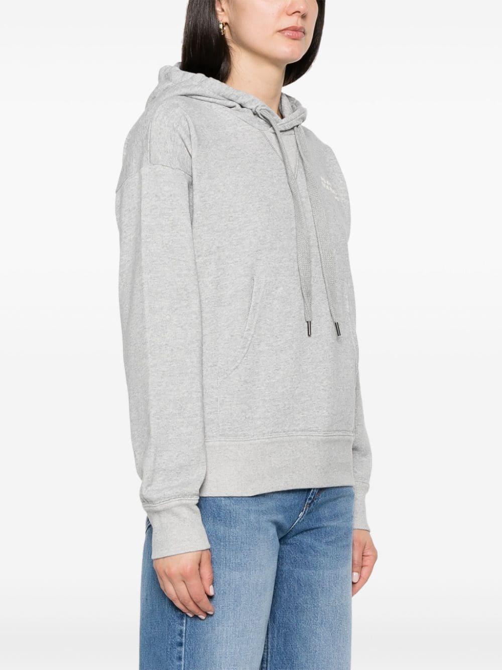 Sylla embroidered-logo hoodie - 3