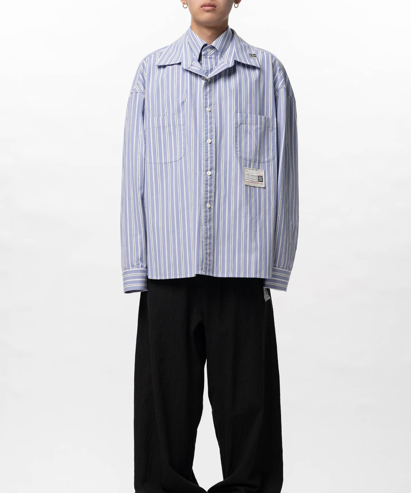 Front Layered Stripe Shirt 10