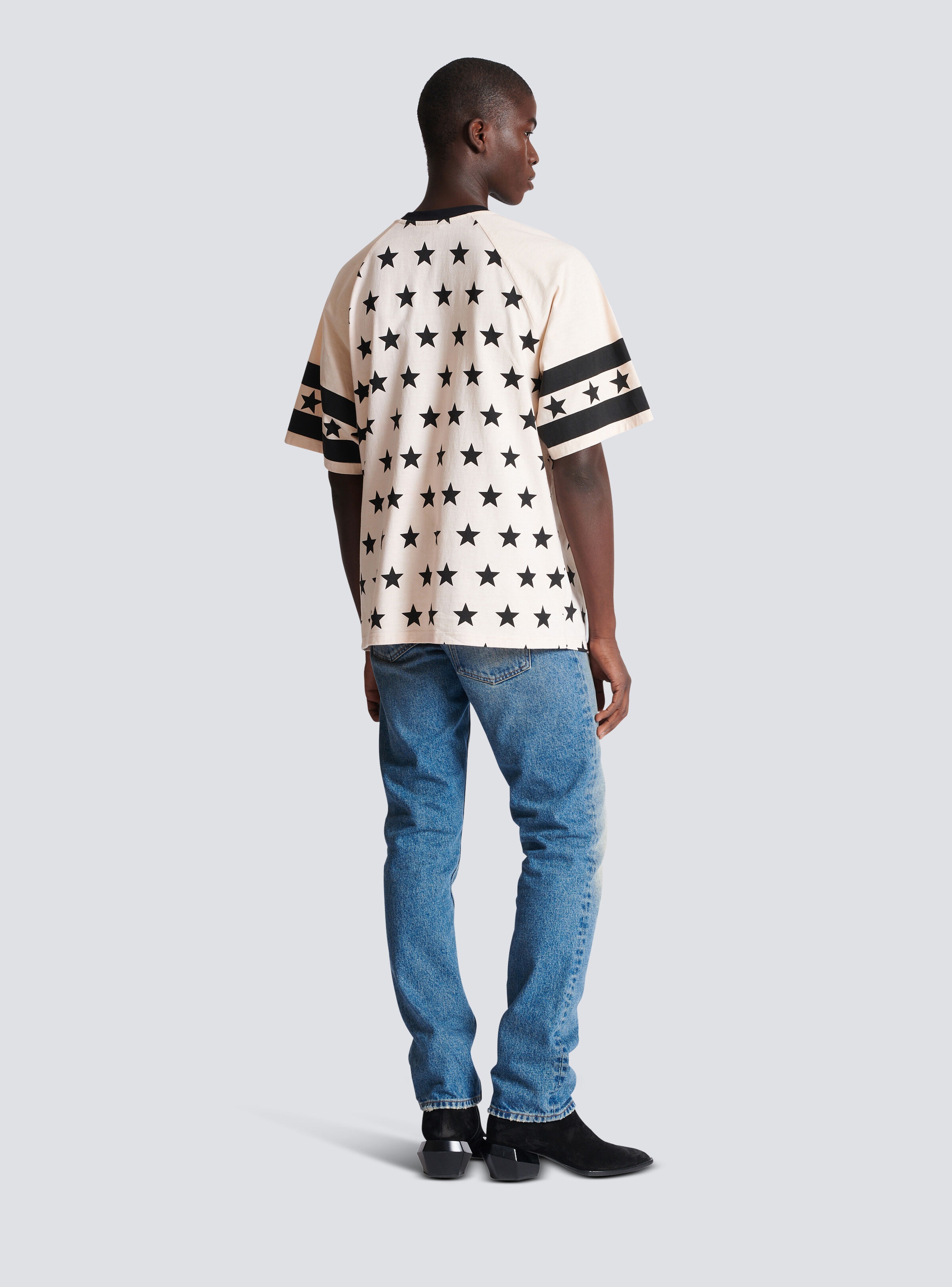 Balmain Signature Stars T-shirt - 4