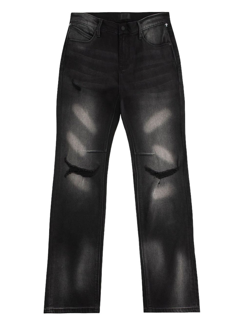 distressed bootcut jeans 1
