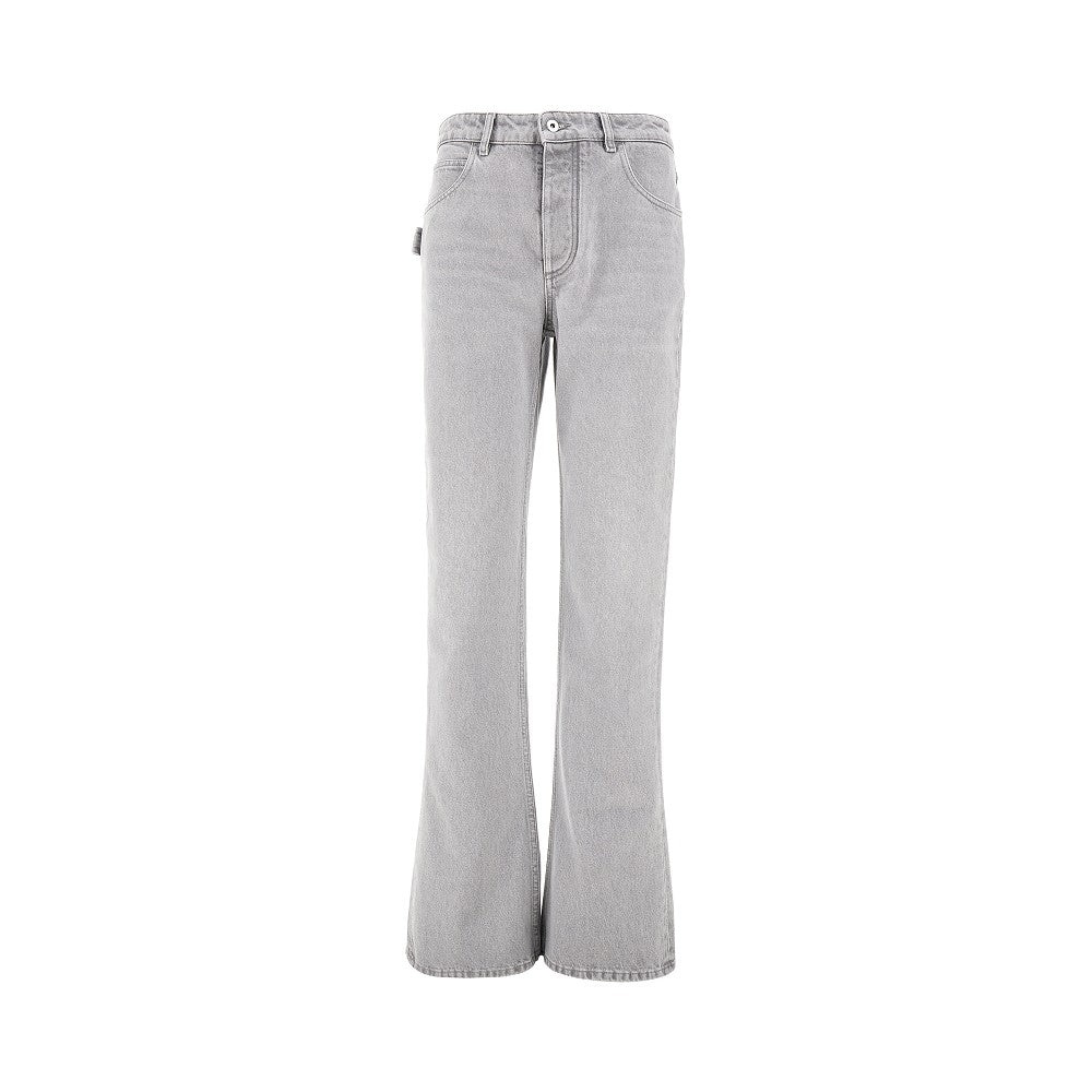 【関税＆送料込み】Bottega Veneta Light Grey Flared Jeans Bottega Veneta LIGHT GREY FLARED JEANS | rboutique | REVERSIBLE