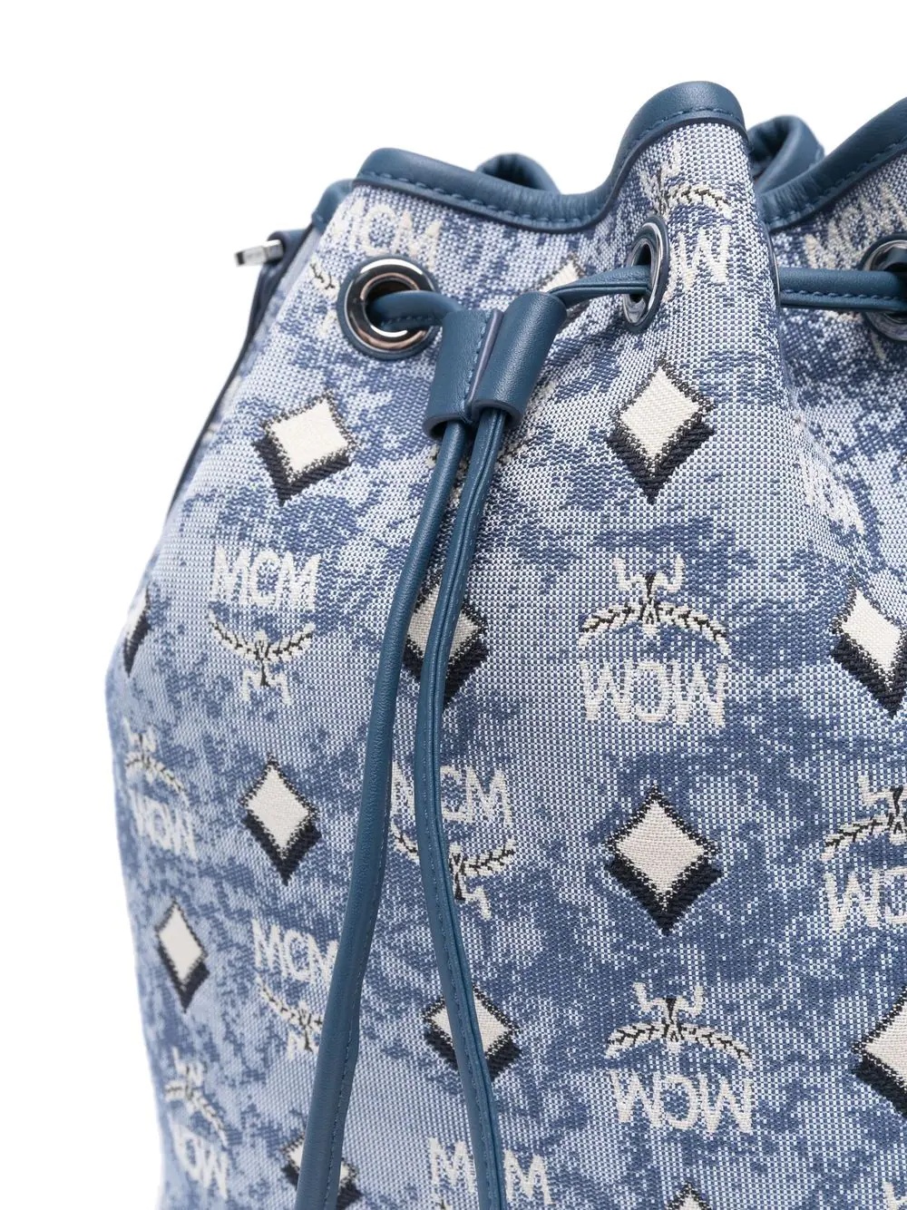 medium Dessau jacquard logo bucket bag - 5