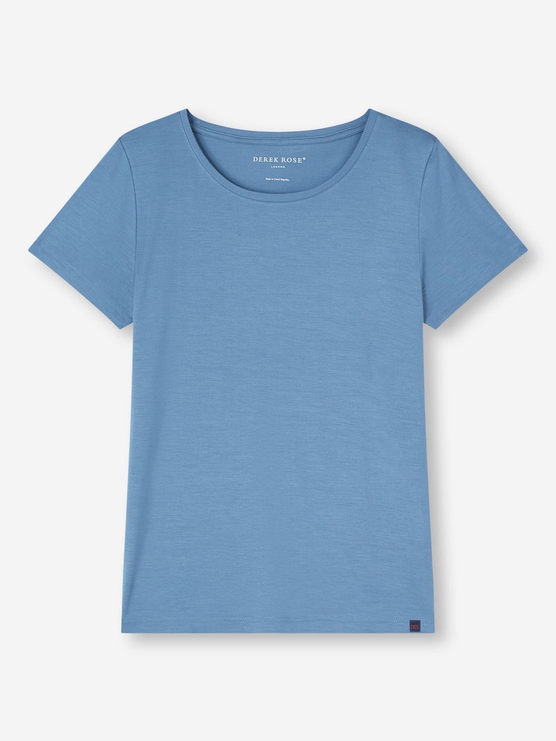 Women's T-Shirt Lara Micro Modal Stretch Denim - 1