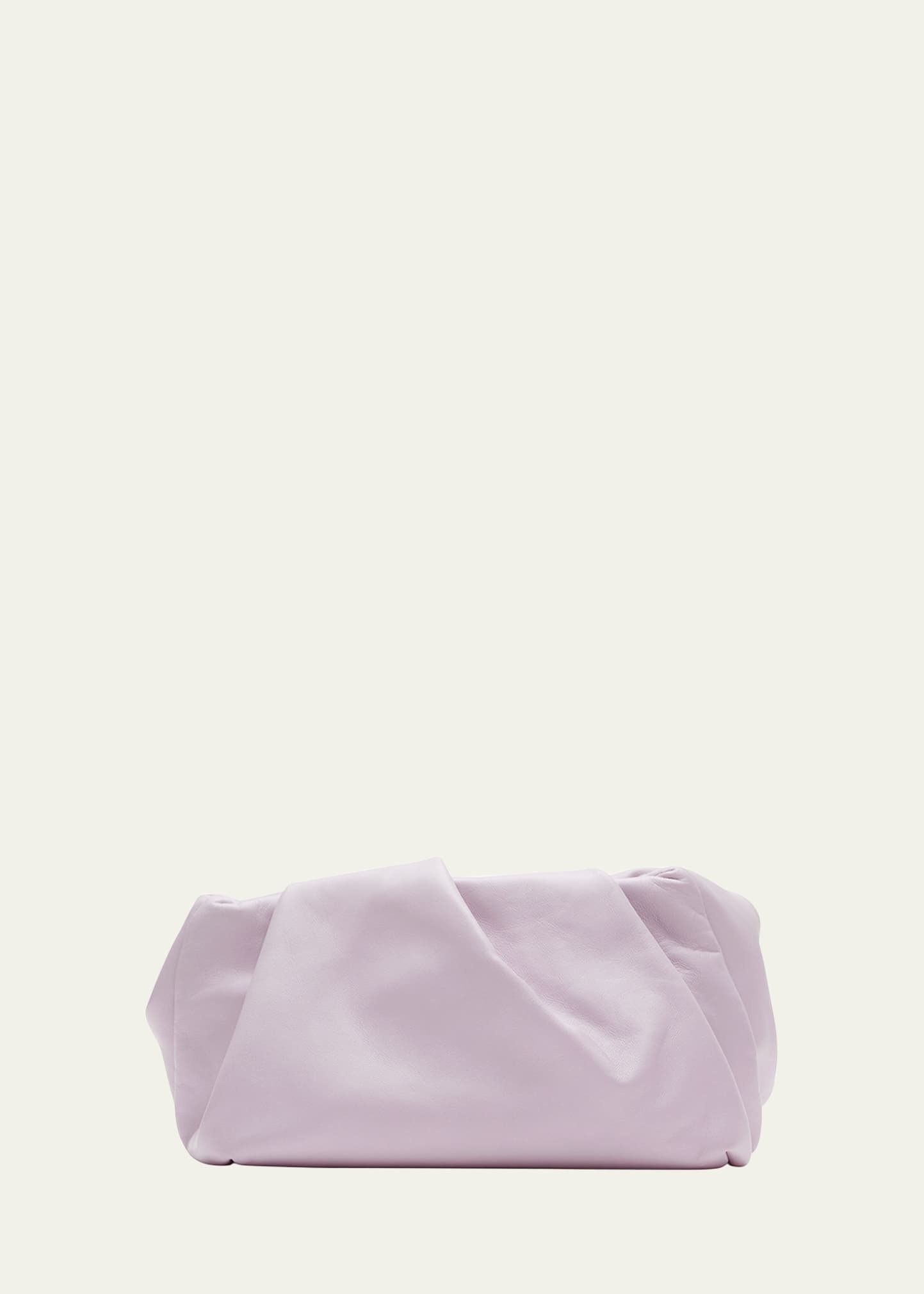 Rose Soft Leather Clutch Bag - 3