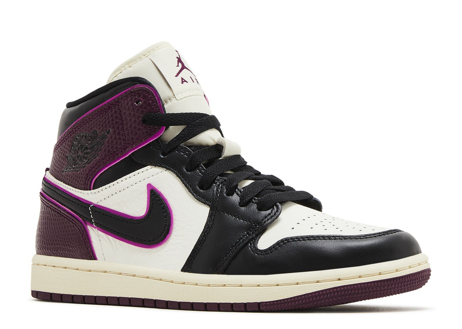WMNS JORDAN 1 MID 'BORDEAUX' - 2