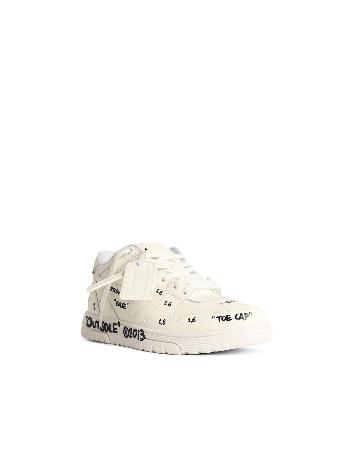 Off-White 'Out Of Office' White Leather Sneakers Men - 2
