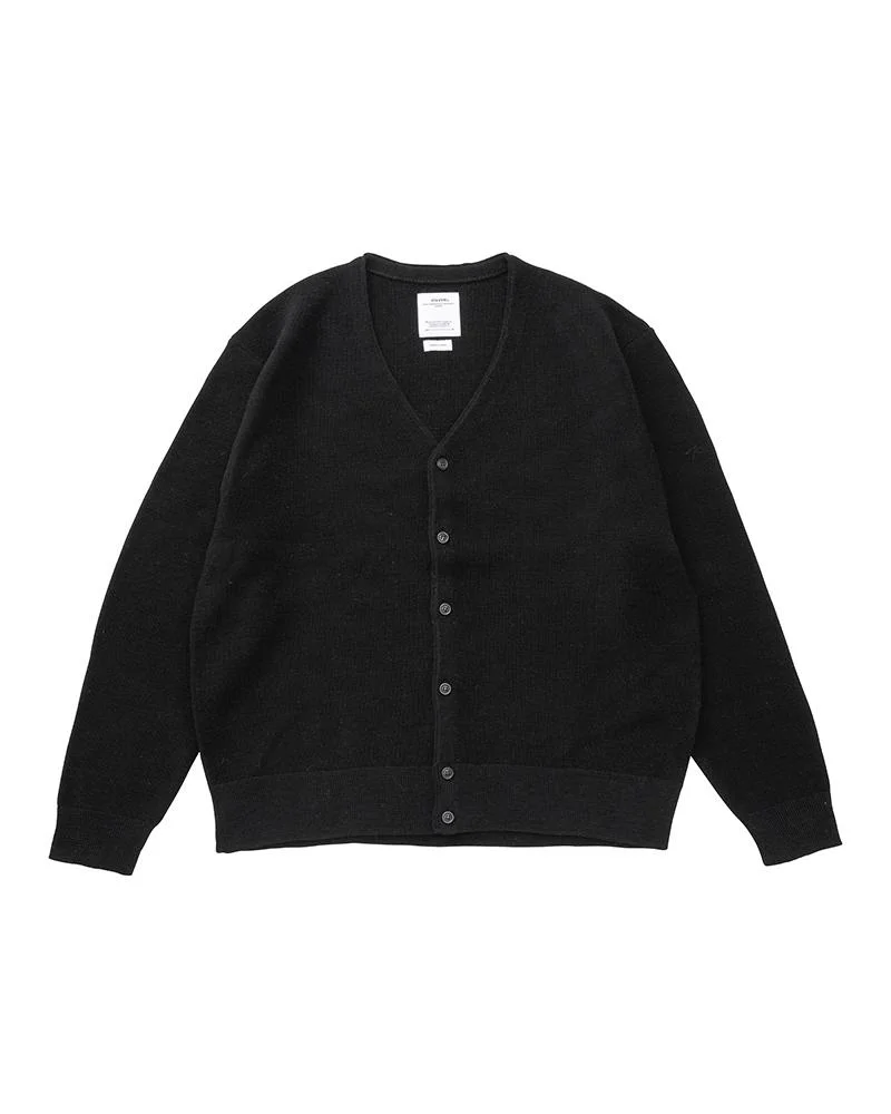 SELMER KNIT CARDIGAN BLACK - 1