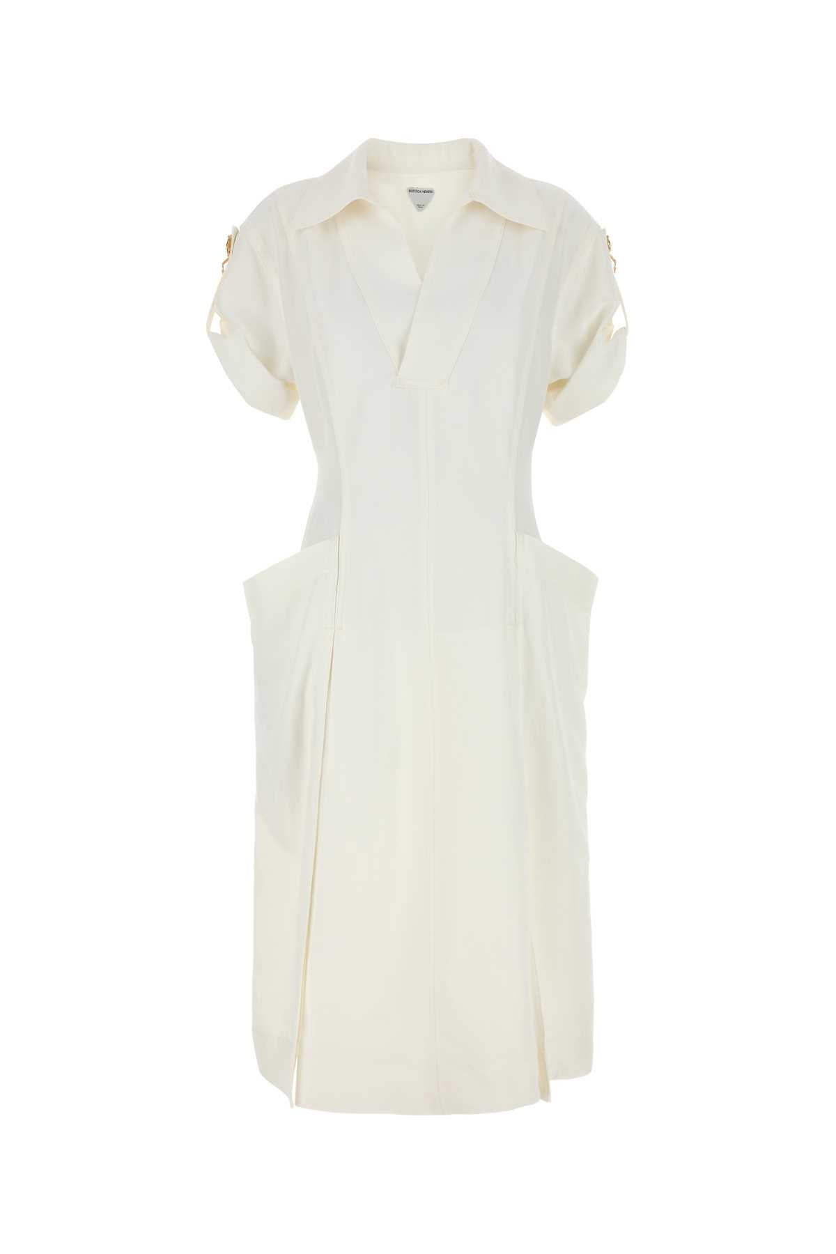 Bottega Veneta Women White Viscose Blend Dress - 1