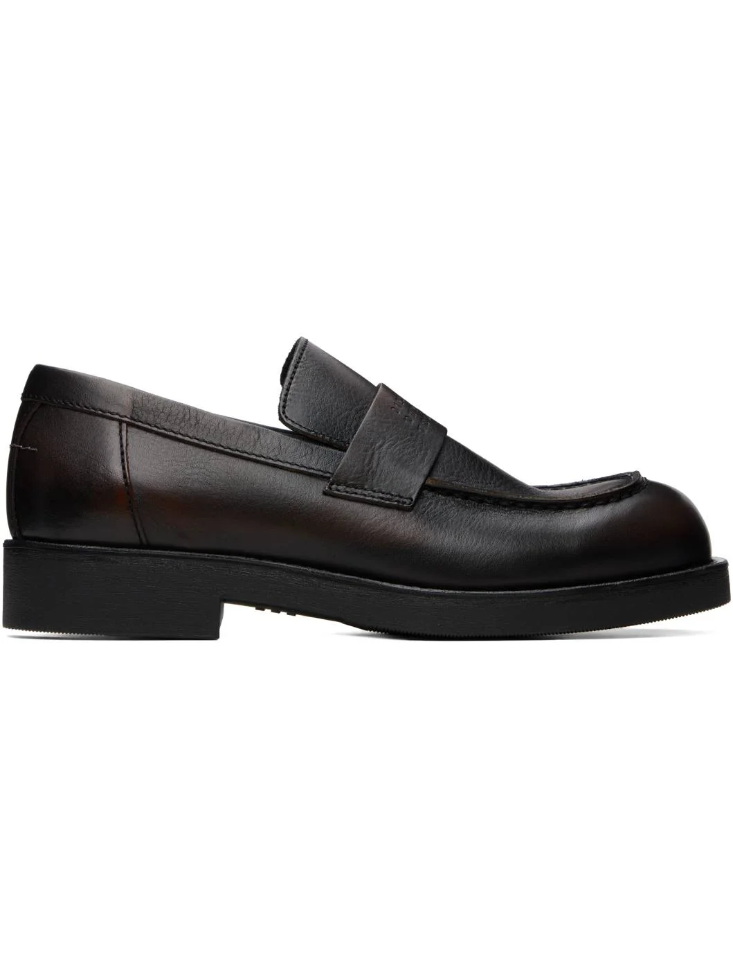 Brown Leather Loafers - 1