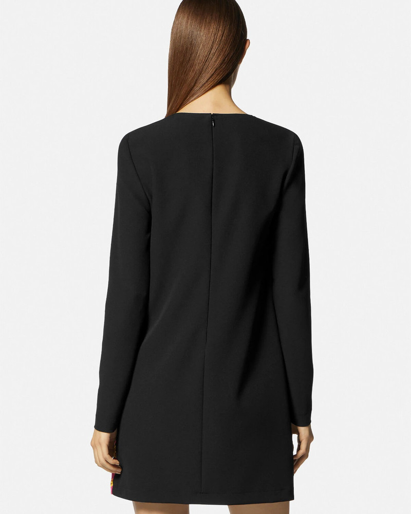 V-Emblem Chain Mini Dress 4