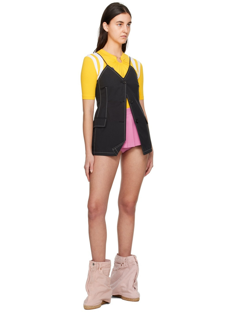 pushBUTTON Black Button Camisole outlook