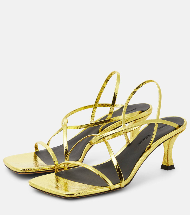 60 leather slingback sandals 5