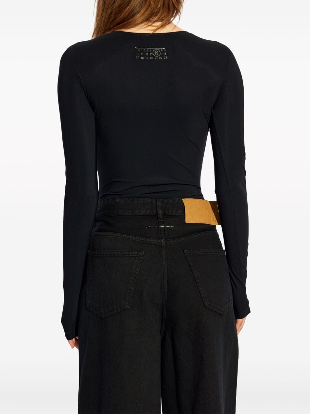 signature-numbers long-sleeved bodysuit - 4