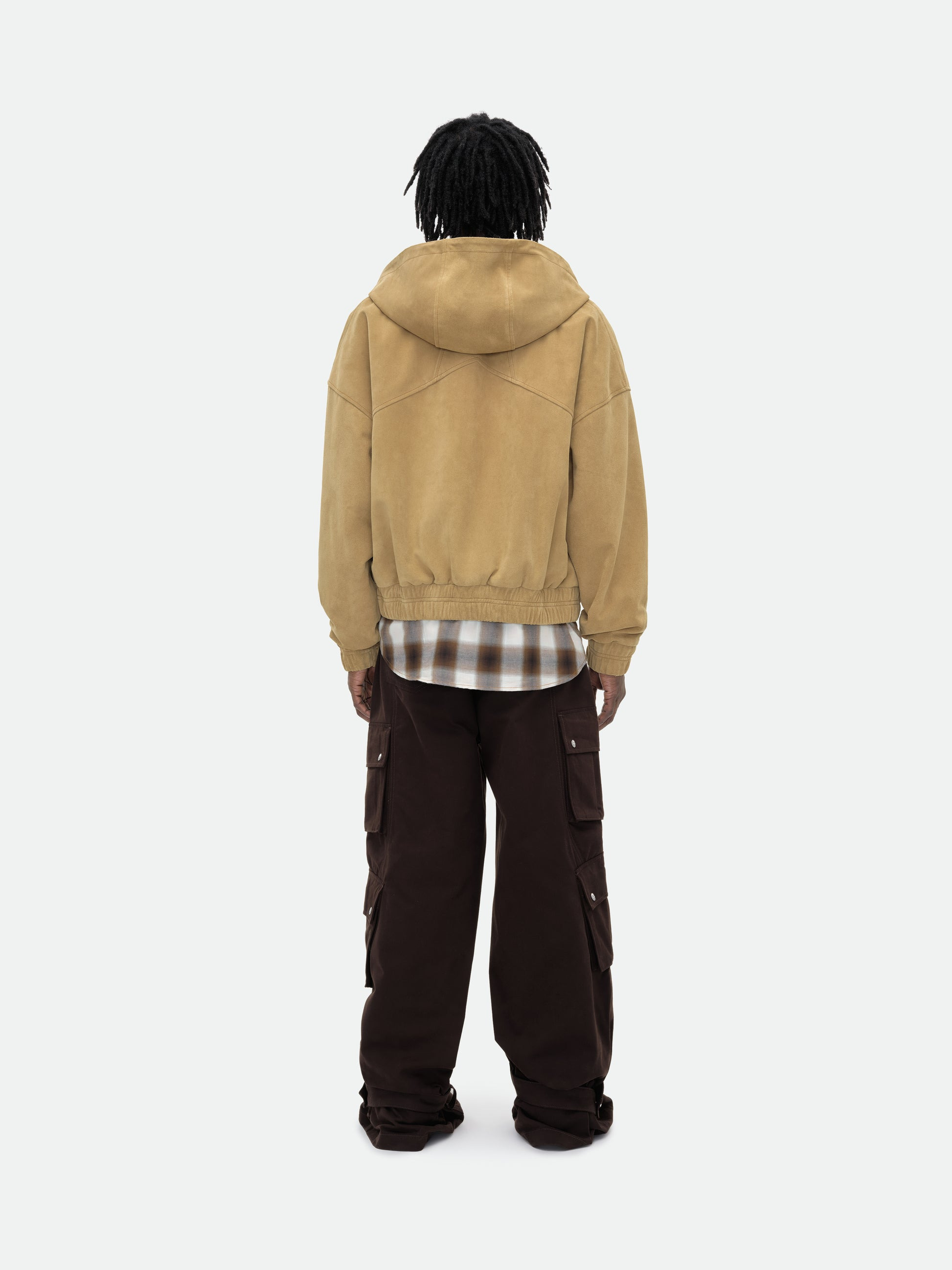 SUEDE RHUDE CREST HOODIE - 12