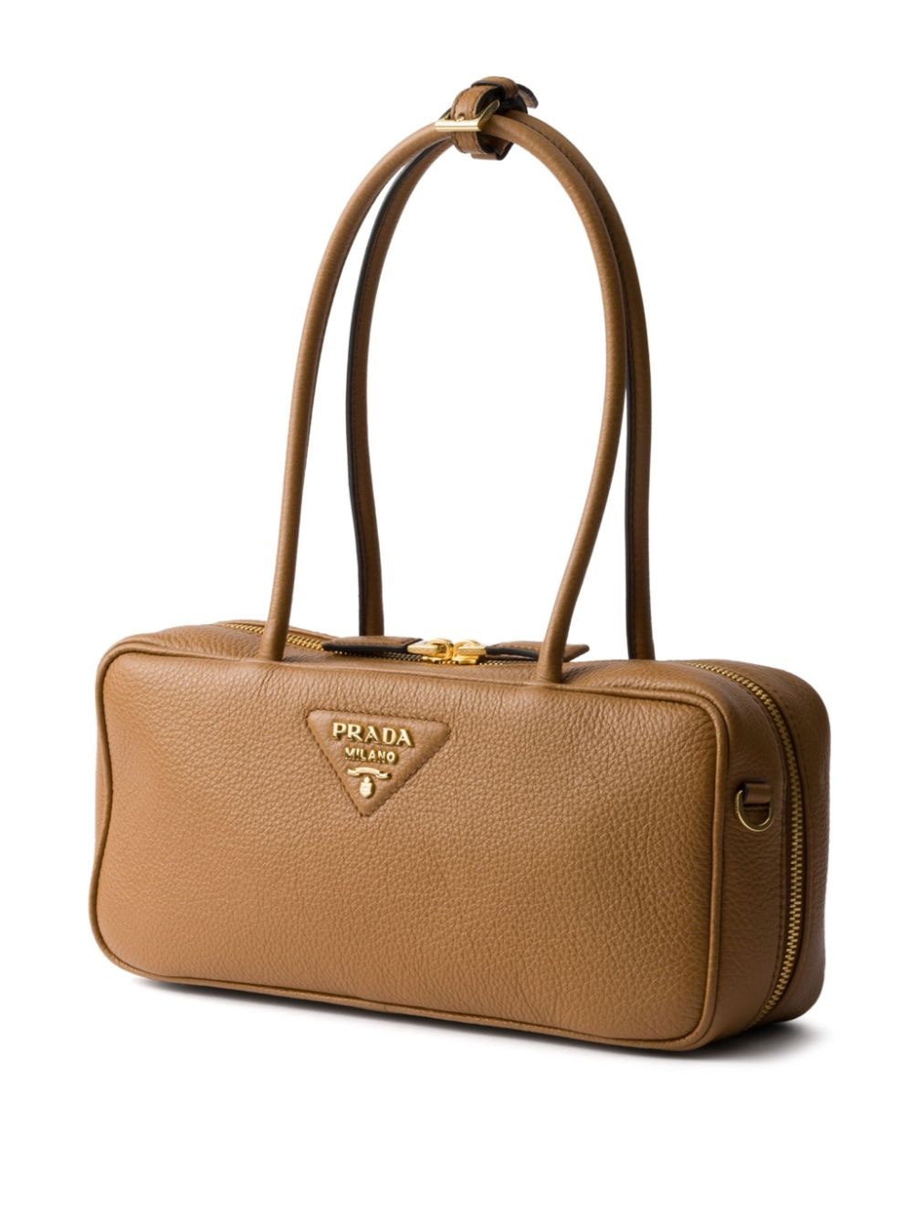 medium leather tote bag - 3