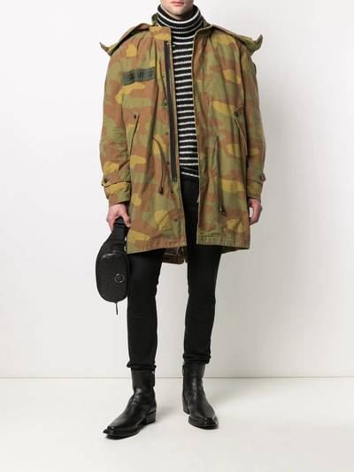 DSQUARED2 camouflage print parka coat outlook