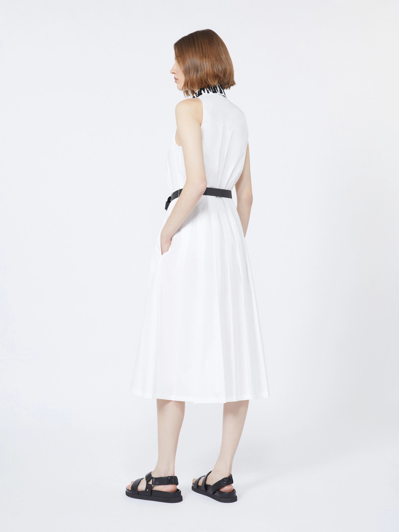 UBICATO Poplin shirt dress - WHITE 4